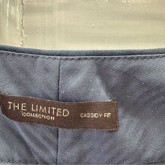 The Limited Cassidy Fit navy wide leg dress pants women's 4s 4 short - Picture 5 of 6